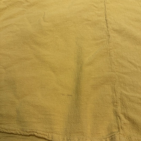 Flaw Oh My Gauze Top 2 L/XL Yellow Lagenlook Boho Minimalist Beach Coastal - Picture 9 of 9